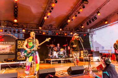 Kiel, Almanya - 21 Haziran 2016: The Red Hot Chilli Pepper cover Band 