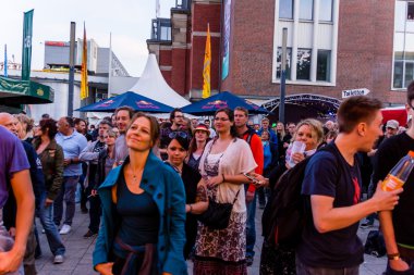 Kiel, Almanya - 21 Haziran 2016: The Red Hot Chilli Pepper cover Band 