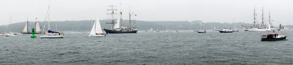 Kiel Deutschland 2016 Impressionen Von Der Großschiffparade Während Der Kiel — Stockfoto