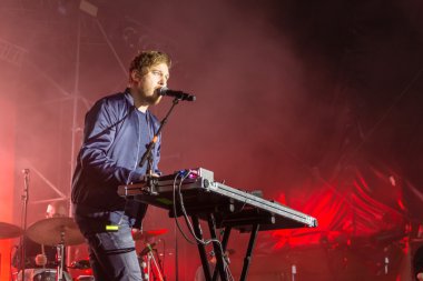 Kiel, Almanya - 25 Haziran 2016: The Band 