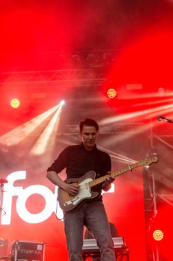 Kiel, Almanya - 25 Haziran 2016: The Band 