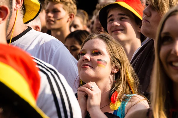 Kiel Németország Június 2016 Public Viewing Football Match Germany Slovakia — Stock Fotó