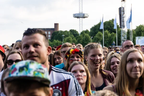 Kiel Németország Június 2016 Public Viewing Football Match Germany Slovakia — Stock Fotó