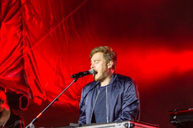 Kiel, Almanya - 25 Haziran 2016: The Band 