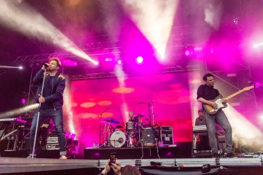 Kiel, Almanya - 25 Haziran 2016: The Band 