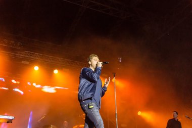 Kiel, Almanya - 25 Haziran 2016: The Band 