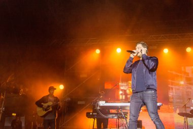 Kiel, Almanya - 25 Haziran 2016: The Band 