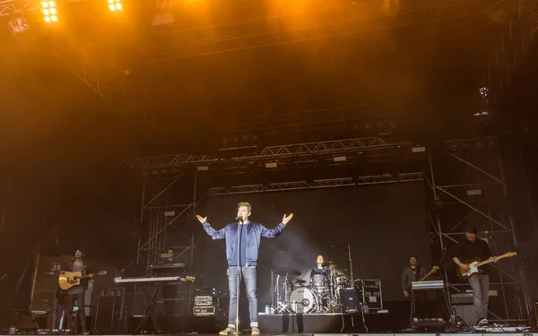 Kiel Alemania Junio 2016 Banda Stanfour Actúa Hoern Stage Durante — Foto de Stock