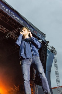 Kiel, Almanya - 25 Haziran 2016: The Band 