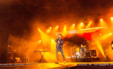 Kiel, Almanya - 25 Haziran 2016: The Band 