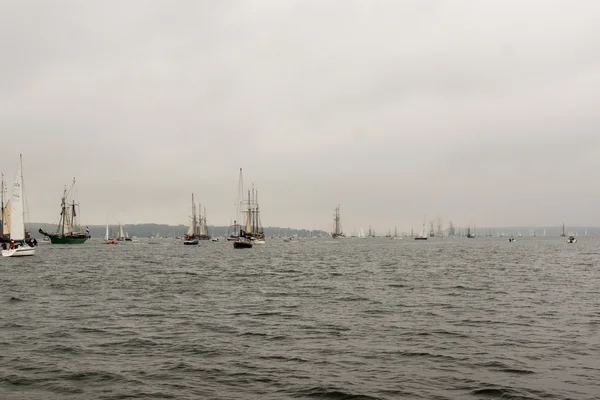 Kiel Deutschland 2016 Impressionen Von Der Großschiffparade Während Der Kiel — Stockfoto