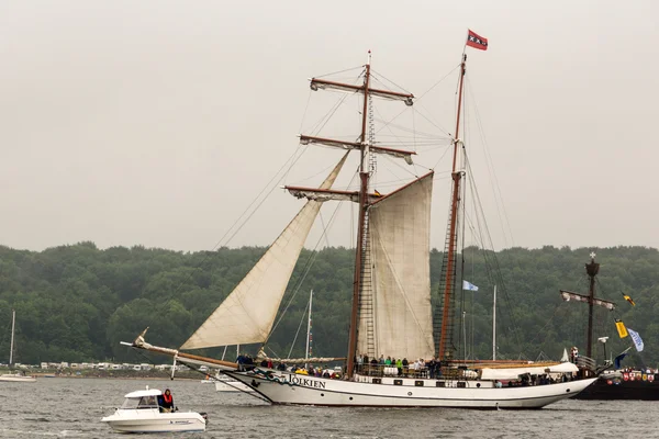 Kiel Alemania Junio 2016 Impresiones Del Desfile Barcos Altos Durante —  Fotos de Stock