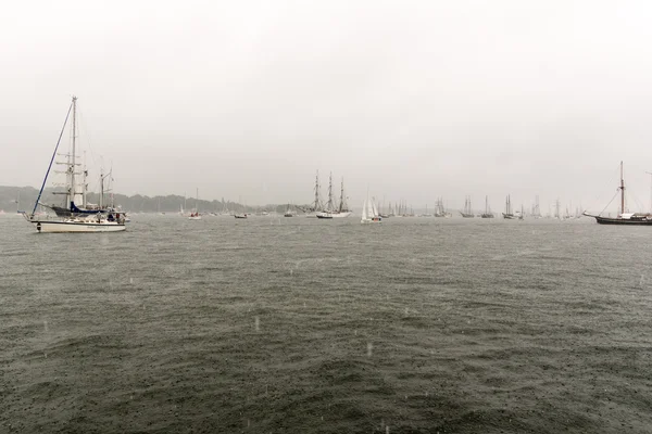 Kiel Alemania Junio 2016 Impresiones Del Desfile Barcos Altos Durante —  Fotos de Stock