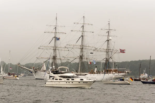 Kiel Deutschland 2016 Impressionen Von Der Großschiffparade Während Der Kiel — Stockfoto