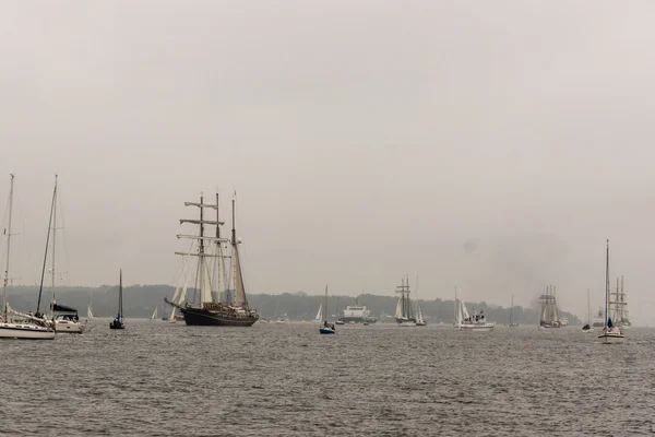 Kiel Alemania Junio 2016 Impresiones Del Desfile Barcos Altos Durante — Foto de Stock