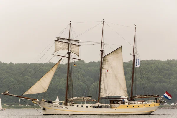 Kiel Alemania Junio 2016 Impresiones Del Desfile Barcos Altos Durante —  Fotos de Stock