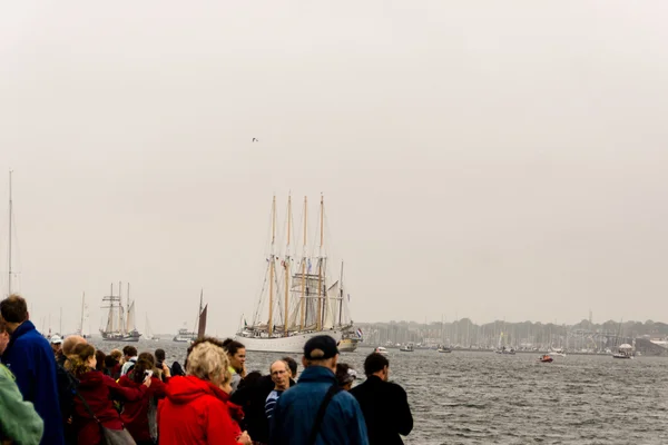 Kiel Niemcy Czerwca 2016 Wrażenia Parady Wysokowodnej Podczas Tygodnia Kiel — Zdjęcie stockowe
