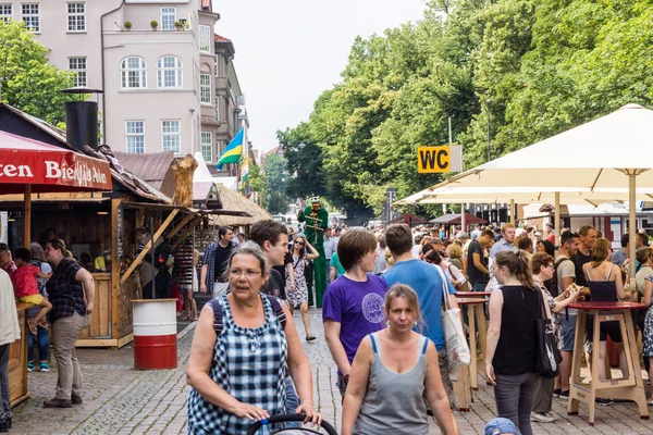 Kiel Německo Června 2016 Dojmy Mezinárodního Trhu Kieler Woche 2016 — Stock fotografie