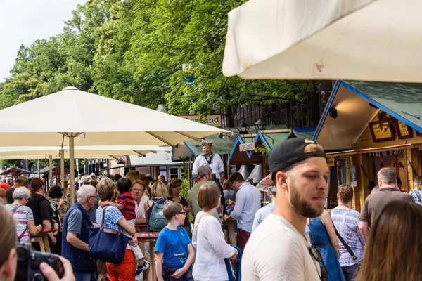 Kiel Tyskland Juni 2016 Impressioner Från Kieler Woches Internationella Marknad — Stockfoto