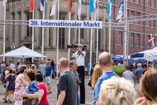 Kiel Alemania Junio 2016 Impresiones Del Mercado Internacional Del Kieler — Foto de Stock