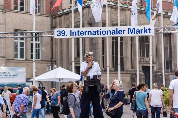 Kiel Alemanha Junho 2016 Impressões Mercado Internacional Kieler Woche 2016 — Fotografia de Stock