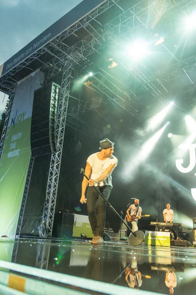 Мбаппе Германия Июня 2016 Года Band Jupiter Jones Играют Время — стоковое фото