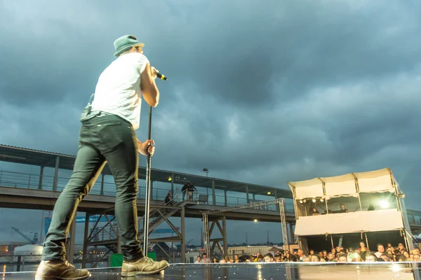 Kiel Alemania Junio 2016 Banda Jupiter Jones Toca Durante Kieler — Foto de Stock