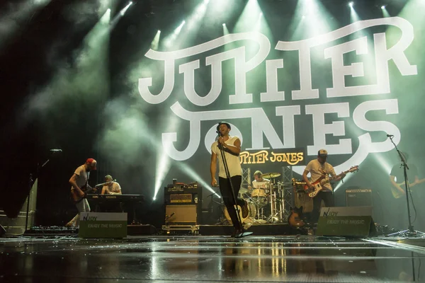 Kiel Alemania Junio 2016 Banda Jupiter Jones Toca Durante Kieler — Foto de Stock