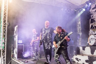 Kiel, Almanya - 24 Haziran 2016: The Band United Four, Kieler Haftası 2016