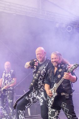 Kiel, Almanya - 24 Haziran 2016: The Band United Four, Kieler Haftası 2016