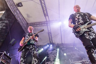 Kiel, Almanya - 24 Haziran 2016: The Band United Four, Kieler Haftası 2016