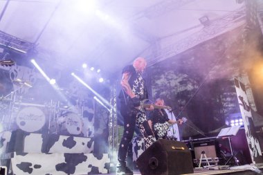 Kiel, Almanya - 24 Haziran 2016: The Band United Four, Kieler Haftası 2016