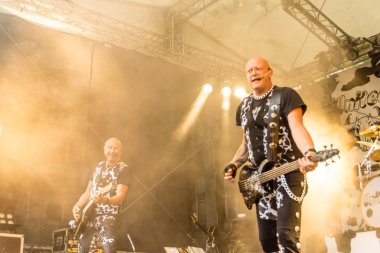 Kiel, Almanya - 24 Haziran 2016: The Band United Four, Kieler Haftası 2016