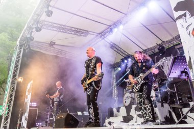 Kiel, Almanya - 24 Haziran 2016: The Band United Four, Kieler Haftası 2016