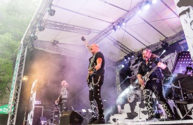 Kiel, Almanya - 24 Haziran 2016: The Band United Four, Kieler Haftası 2016