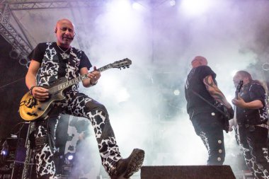 Kiel, Almanya - 24 Haziran 2016: The Band United Four, Kieler Haftası 2016