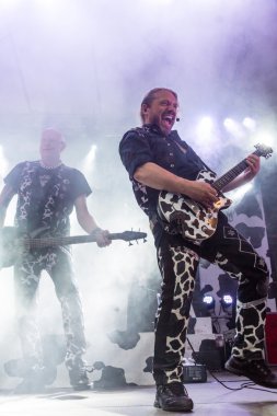 Kiel, Almanya - 24 Haziran 2016: The Band United Four, Kieler Haftası 2016