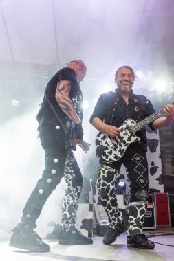 Kiel, Almanya - 24 Haziran 2016: The Band United Four, Kieler Haftası 2016