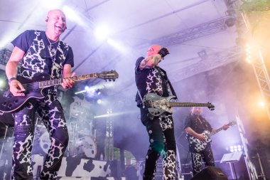 Kiel, Almanya - 24 Haziran 2016: The Band United Four, Kieler Haftası 2016