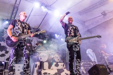 Kiel, Almanya - 24 Haziran 2016: The Band United Four, Kieler Haftası 2016