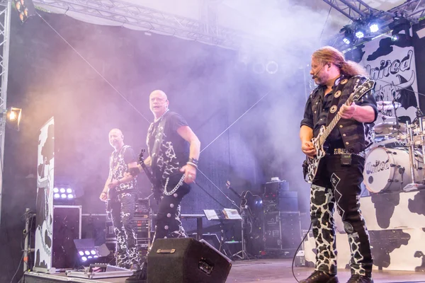 Kiel, Almanya - 24 Haziran 2016: The Band United Four, Kieler Haftası 2016