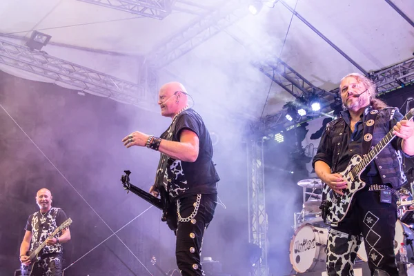 Kiel, Almanya - 24 Haziran 2016: The Band United Four, Kieler Haftası 2016