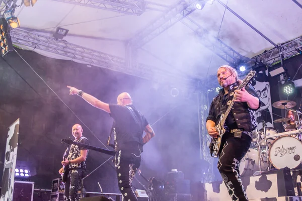 Kiel, Almanya - 24 Haziran 2016: The Band United Four, Kieler Haftası 2016