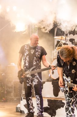 Kiel, Almanya - 24 Haziran 2016: The Band United Four, Kieler Haftası 2016