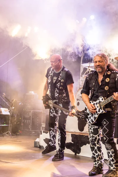 Kiel, Almanya - 24 Haziran 2016: The Band United Four, Kieler Haftası 2016