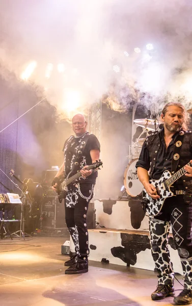 Kiel, Almanya - 24 Haziran 2016: The Band United Four, Kieler Haftası 2016