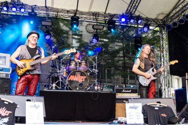 Kiel, Almanya - 23 Haziran 2016: The Band 