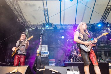 Kiel, Almanya - 23 Haziran 2016: The Band 