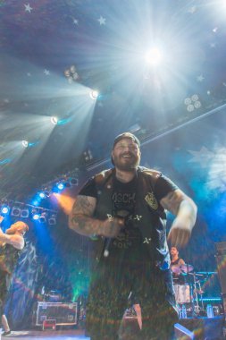 Kiel, Almanya - 23 Haziran 2016: Berlin Deutschrock Grubu 