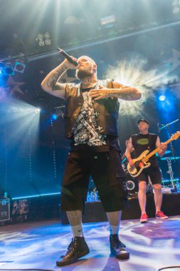 Kiel, Almanya - 23 Haziran 2016: Berlin Deutschrock Grubu 